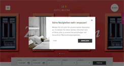 Desktop Screenshot of hotelwedina.de